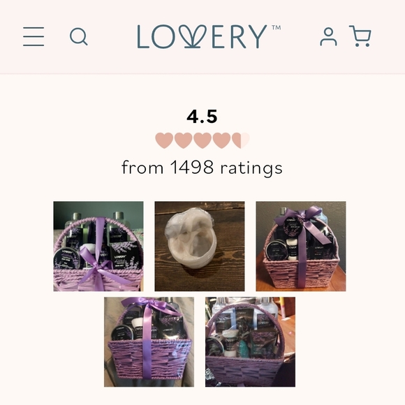 NWT LOVERY: Lavender & Jasmine Spa Bath Gift Set - 9Pc Relaxation Kit, Unopened - Picture 4 of 10